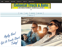 Tablet Screenshot of colonialtruckandauto.com